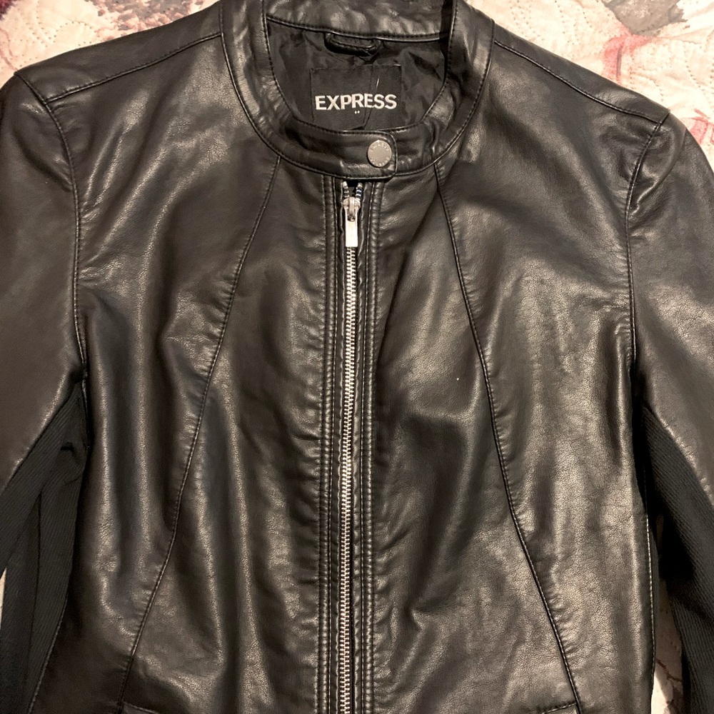 EXPRESS Women’s Black Leather Jacket
